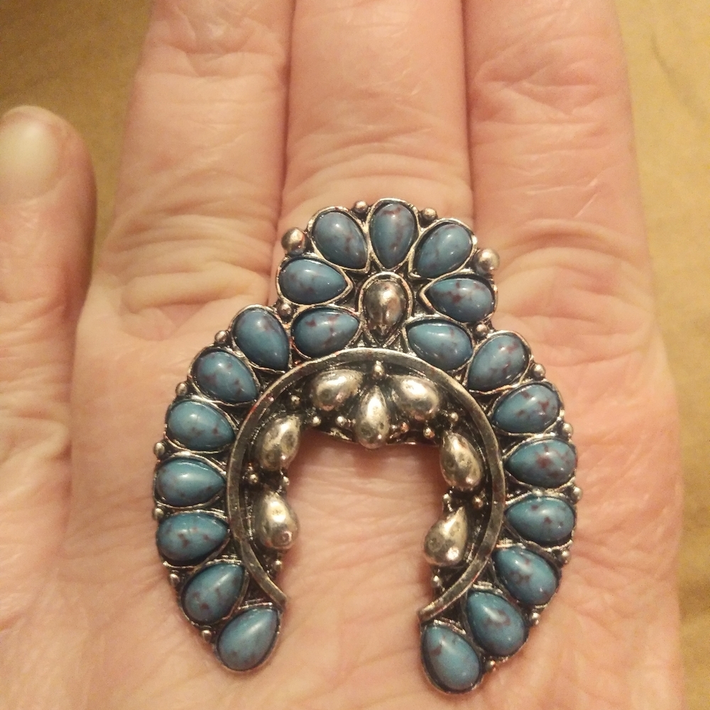 Native inspired Cuff Ring - Picture 5 of 5